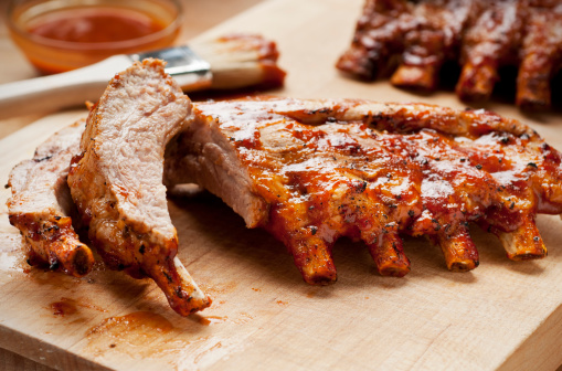 Packed Honey Glazed Rack-of-Ribs