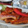 Rib Dinner with a red chilli