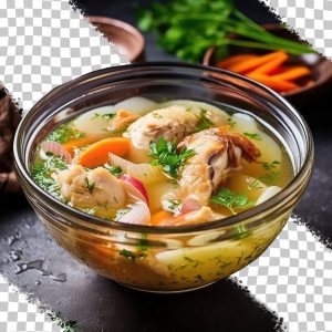 Chicken and vegetable Clear Soup